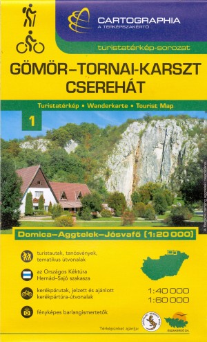  - G�m�r - Tornai-karszt turistat�rk�p