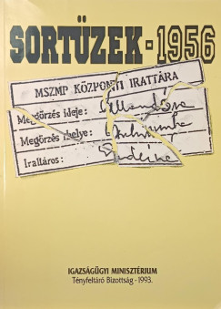 Kahler Frigyes   (Szerk.) - Sort�zek - 1956
