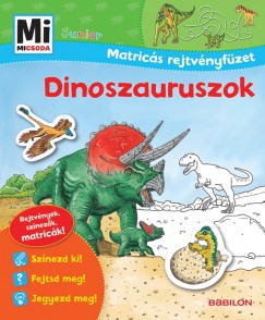 Monika Ehrenreich - Dinoszauruszok - Mi micsoda Junior Matricás rejtvényfüzet