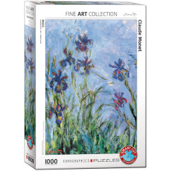 Claude Monet - Íriszek (részlet), 1000 db-os puzzle (EUROGRAPHICS, 6000-2034)