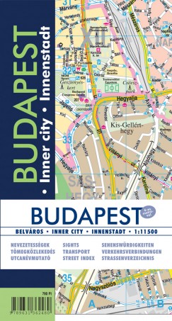 Budapest belvros trkp 1:11 500