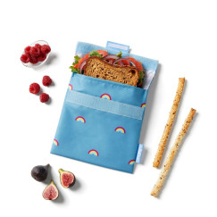 Roll'eat SG-MLr Snack'n'Go Icons Rainbow Snack táska újrahasználható