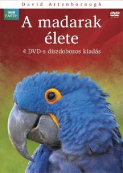 David Attenborough - BBC - A madarak élete díszdoboz - 4 DVD