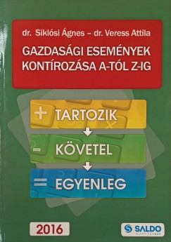 Dr. Siklósi Ágnes - Veress Attila - Gazdasági események kontírozása A-tól Z-ig