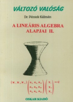 Pntek Klmn - A lineris algebra alapjai II.