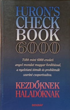 Huron's Check Book 6000