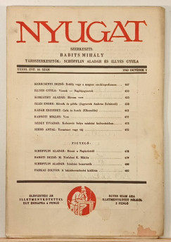 Babits Mihály   (Szerk.) - Nyugat XXXIII. évf. 10. szám