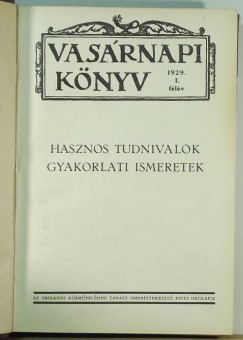 Vasrnapi Knyv 1929 I-II. flv