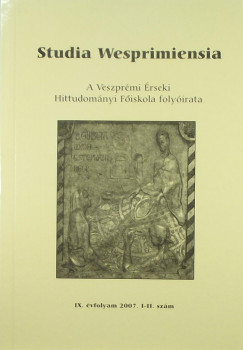 Studia Wesprimiensia IX. I.-II.