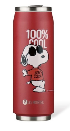 Menő Snoopy szívószálas 500 ml-es hőszigetelt kulacs