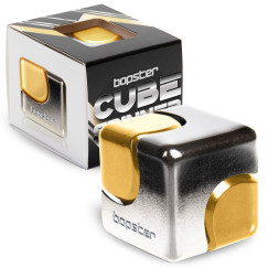 Bopster fidget fém kocka arany és ezüst színű