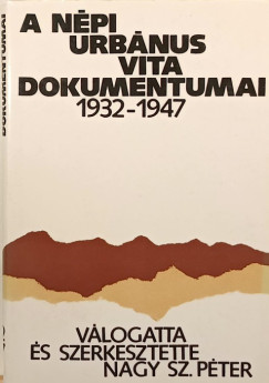 Nagy Sz. Pter  (Vl.) - A npi urbnus vita dokumentumai