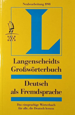 Langenscheidts Grosswrterbuch Deutsch als Fremdsprache