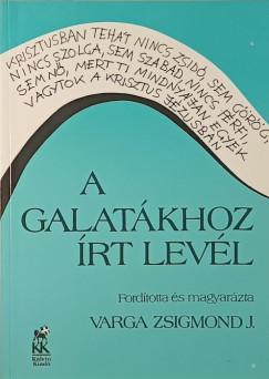 Dr. Varga Zsigmond J. - A galatkhoz rt levl