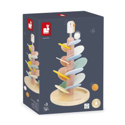 Madárka Sweet Coccon fa golyópálya - fejlesztő játék kicsiknek (Janod,J04040)