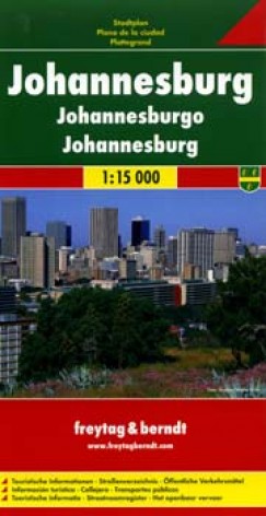 Johannesburg v�rost�rk�p 1:15 000