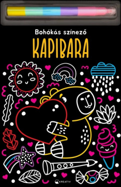 Hajdú Helén-Adrienn - Kapibara - Bohókás színező