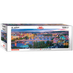 Pr�ga, Csehorsz�g , 1000 db-os Panor�ma puzzle (EUROGRAPHICS, 6010-5372)
