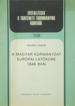 Erddy Gbor - A magyar kormnyzat ltkre 1848-ban