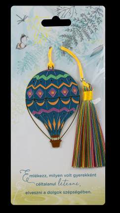 Hőlégballon fémcsipke könyvjelző