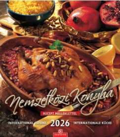 Nemzetközi konyha falinaptár - 30x34 cm - 2026