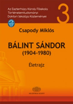 Csapody Mikls - Blint Sndor (1904-1980)