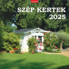 Szp kertek - Tartalmas Lemeznaptr - 58x29 cm - 2025