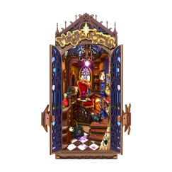 Varzslatos fantziasarok, 3D kreatv knyvtmasz ptkszlet LED vilgtssal, 185 db-os