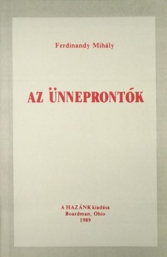 Ferdinandy Mihly - Az nneprontk