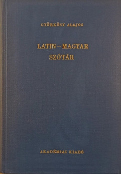Gy�rk�sy Alajos - Latin-magyar sz�t�r