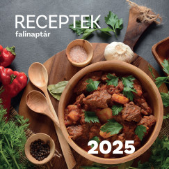 Receptek falinaptr - 30x30 cm - 2025