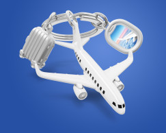 Rep�l� b�r�nddel, feh�r/sz�rke - Kulcstart�