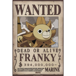 One Piece- Franky körözési plakát poszter