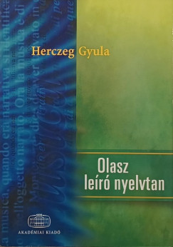 Herczeg Gyula - Olasz le�r� nyelvtan