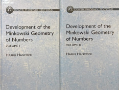 Harris Hancock - Development of the Minkowski Geometry of Numbers I-II.