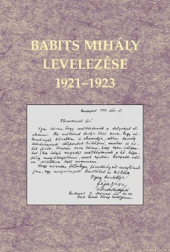 Babits Mihly levelezse 1921-1923