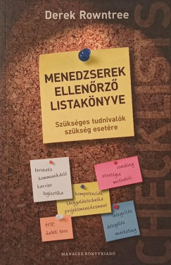 Derek Rowntree - Menedzserek ellenrz listaknyve