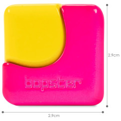 Bopster Fidget Kocka Spinner - Neon rózsaszín-sárga