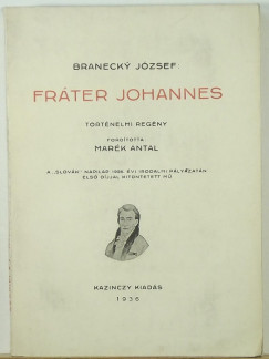 Branecky Jzsef - Frter Johannes