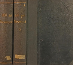 Az 1888-dik évi törvények gyűjteménye I-II.