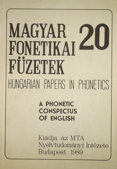 Bolla Kálmán - A Phonetic Conspecuts of English