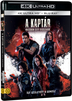 Johannes Roberts - A kaptr - Raccoon City visszavr - 4K Ultra HD + Blu-ray