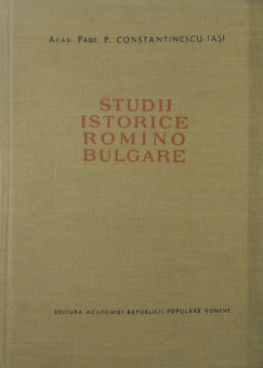 Studii istorice romino bulgare