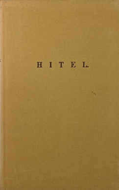 Grf Szchenyi Istvn - Hitel - facsimile