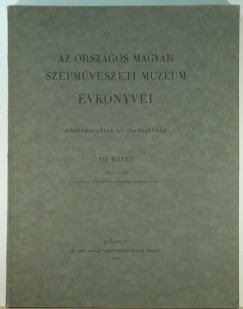 Az Orszgos Magyar Szpmvszeti Mzeum vknyvei 1931-1934