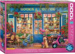 Gary Walton - Könyvek és kávé, 1000 db-os puzzle (EUROGRAPHICS, 6000-5869)