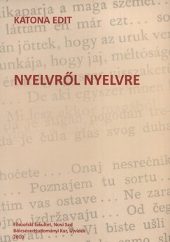 Katona Edit - Nyelvrl nyelvre