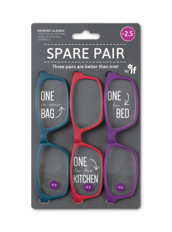 +2,5 dioptri�s sz�nes szem�vegk�szl