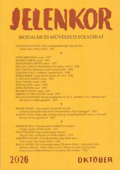 Jelenkor Irodalmi  �s m�v�szeti foly�irat - 2026. okt�ber