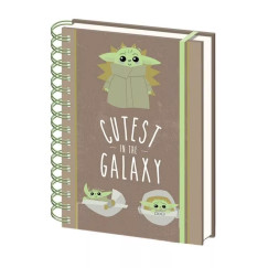 Star Wars Mandalorian - Bébi Yoda A5 jegyzetfüzet